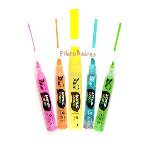 -Marcadores Acrílicos recargables